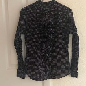 Gap XS RUFFLE BLOUSE